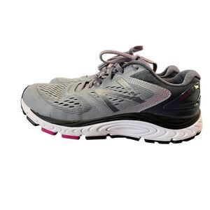New Balance Womens 840 V4 Gray/CHARCOAL/WHITE/PINK Running Sneakers Size 9.5